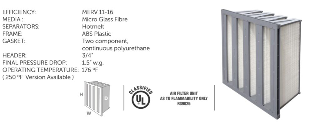 Clark MV filter MERV 14